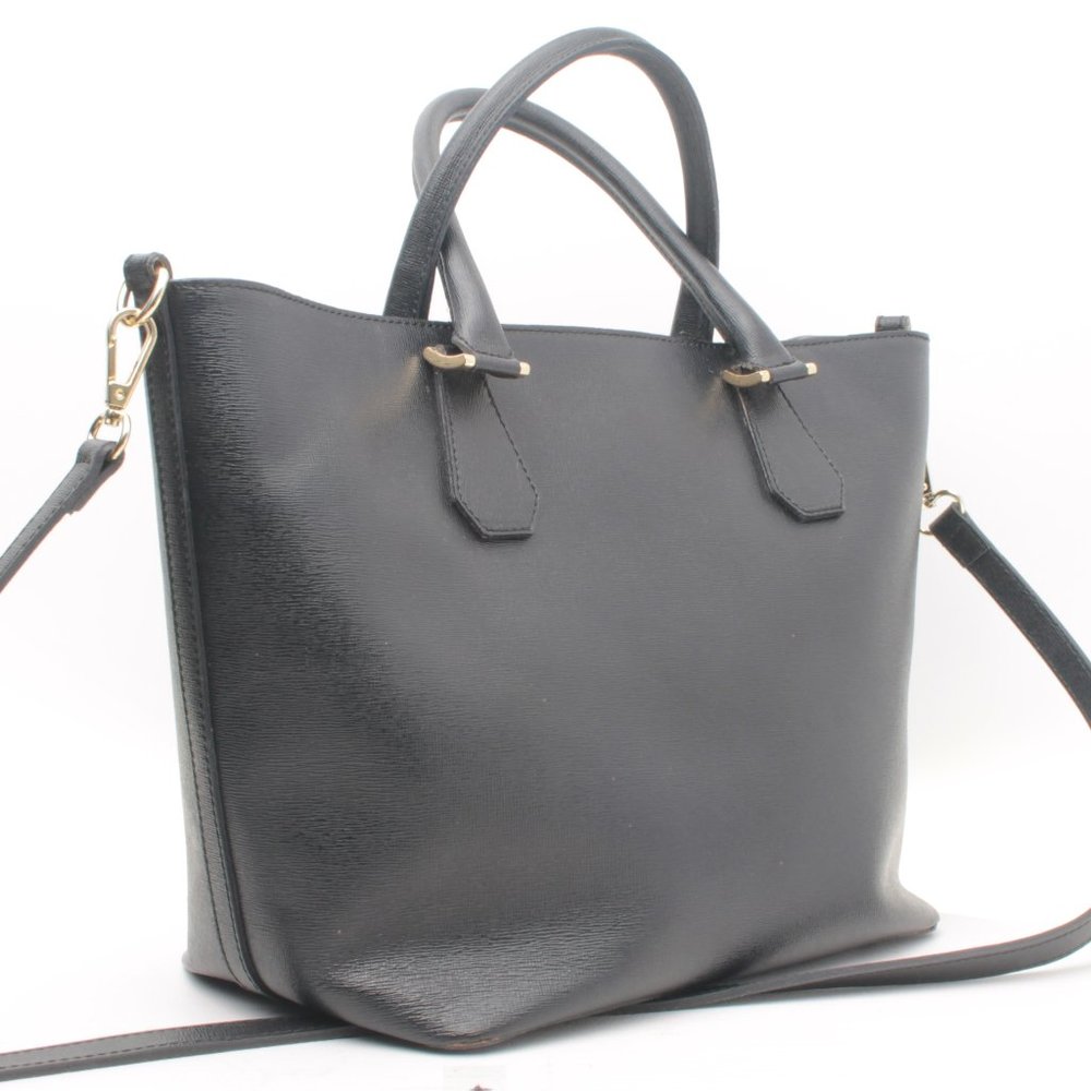 Borse In Pelle Black Genuine Leather Purse Tote Bag Crossbody Shoulder